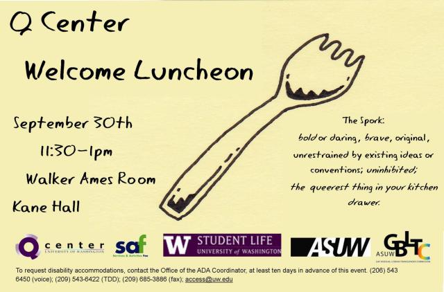 Text with an image of a spork