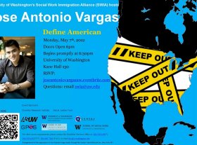 Jose Antonio Vargas Talk at the UW School of Social Work Poster&nbsp;2012